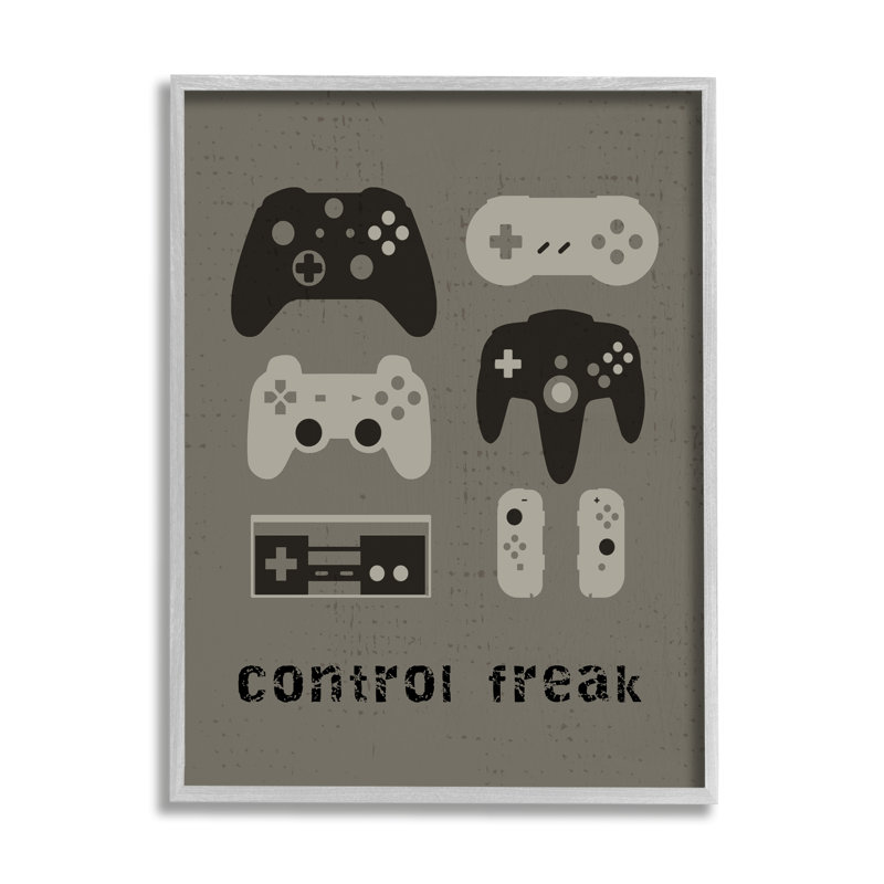 Control Freak, Estampe numérique Farmhouse, H 14 po x l 11 po x P 1,5 po