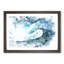 Surfing the Wave in Abstract - Picture Frame Painting Print-55616795-55616793