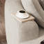  Canapé modulaire avec méridienne rembourrée en L Monroe, beige-785819191