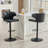 2 Pieces Modern Rotating Adjustable Bar Chair