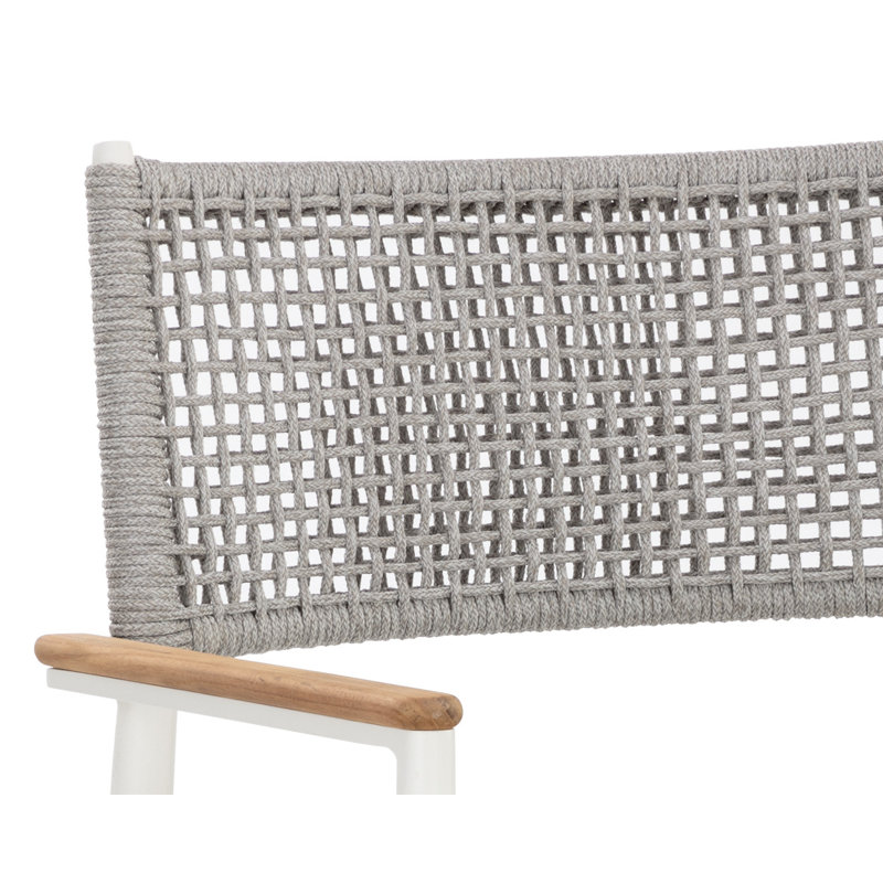 Outdoor Dining Armchair, White