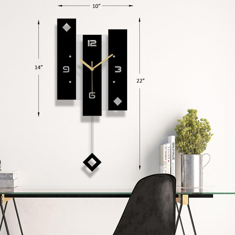 Creative Silent Modern Large Pendulum Clock