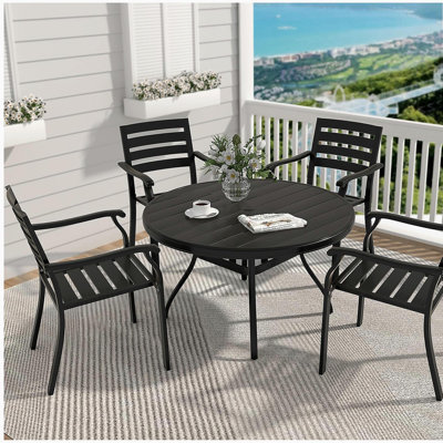 4 - Person Patio Conversation Set with Cushions