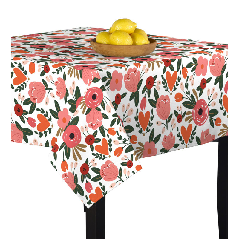 Castina Floral Bloom Tablecloth, 54" x 54"