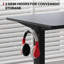 55'' Electric Height Adjustable Standing Desk With Splice Top, Black-649195045-649195046-649195048