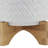 Gillett Modern Ceramic Planter with Wooden Stand - Stylish Textured Design, Contemporary Home Decor Accent, Durable Stoneware Construction, Sleek and Minimalist Look for Indoor Spaces-866567509
