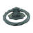 Black Wrought Iron Ring Cabinet Pulls Flower Style Drawer Pulls Rust Resistant