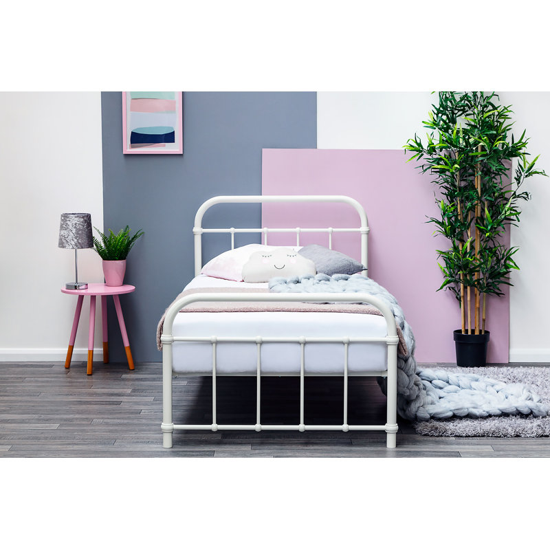 Cleveland Bed, Single (3'), No Mattress Required, White