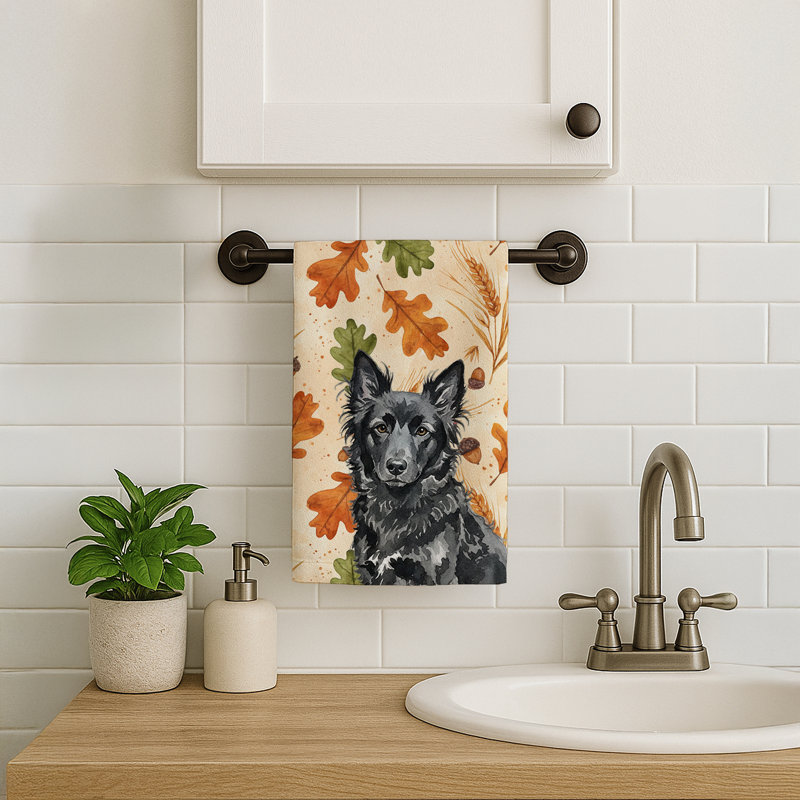 Serviette de cuisine tricolore Sheltie, Mudi
