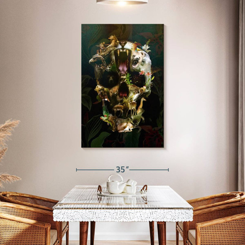 Kerner Kingdom Skull, 48" H x 32" W