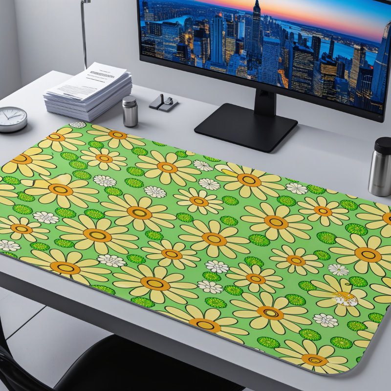 Polyester Desk Pad, 14.4x12.1