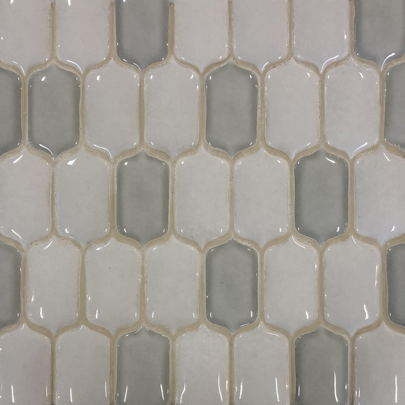 Palermo 1.5" x 3" Beveled Porcelain Mosaic Wall Tile