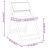  Bistro Set Bamboo, Dark Grey Bamboo, Polyester Standard