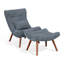 Tooborac Accent Chair with Footstool-984799920