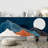 Abstract Mountains Peel & Stick Border-93868143