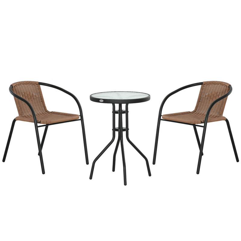 2 - Person Patio Dining Set with Round Table