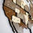 3D Wooden World Map for Wall -  3D Wood Push Pin Map-355034429