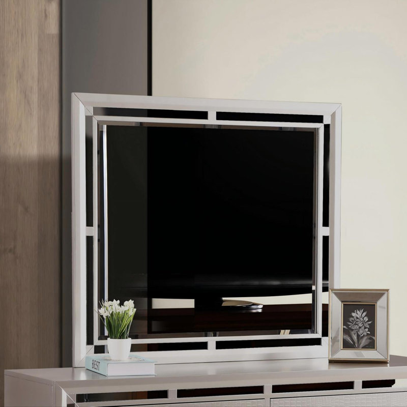 Miroir Alana G6800-M, champagne argenté