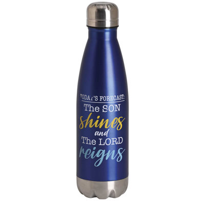 Water Bottle The Son Shines Blue 17 Oz