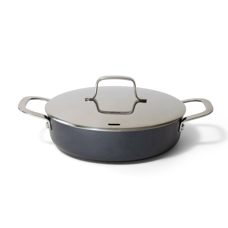 Alva Maestro 3.5 Qt. Premium Nonstick Ceramic Frying Pan with Lid - Non Toxic and Oven Safe