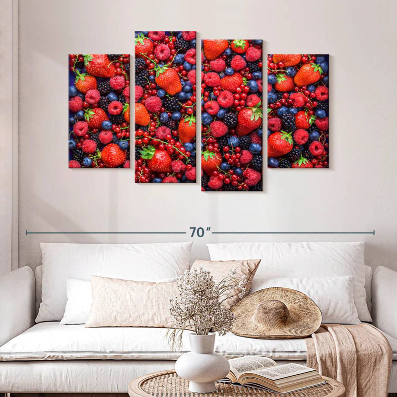 Berries, 32" H x 52" W