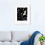 «Black and White French Giraffe Spot» par - cadre photo imprimé-68916586-68916587