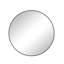 Miroir mural rond 28 po pour salle de bain, salon et chambre à coucher
