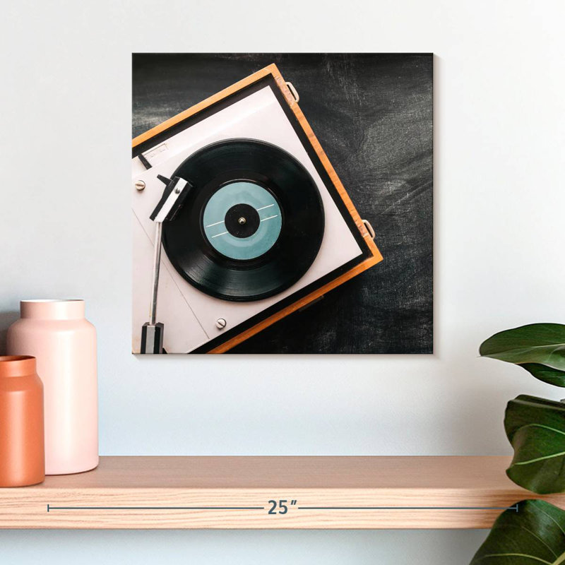 Tourne-disque Abarca, H 16 po x l 16 po