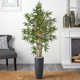 60'' Faux Bamboo Tree in Ceramic Planter