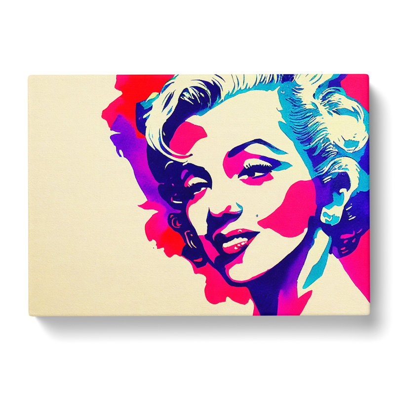 Pop Art Woman Vol.3 Abstract - Wrapped Canvas, 35cm H x 50cm W x 3cm D