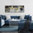 " Gray Blue And Yellow Flowers " on