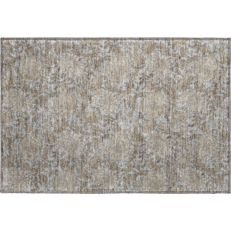 Premium Machine Washable Prisco Gray Rug