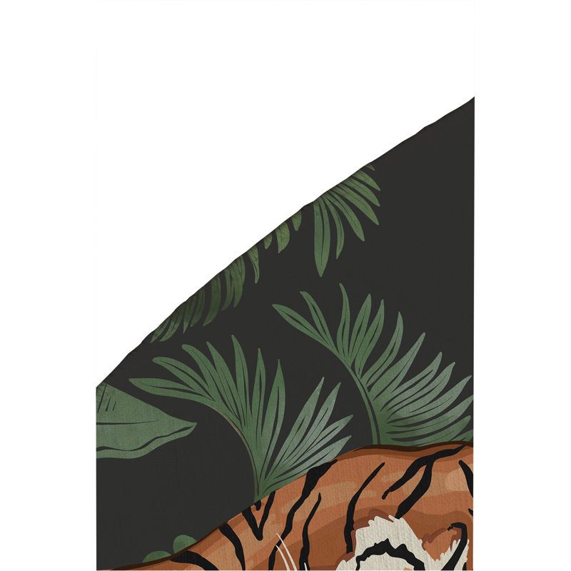 Rumble In the Jungle Outdoor Area Rug, Round 5'