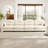 Four-Seater Modular Sectional Couch,Premium Chenille Fabric,With 2 Throw Pillows