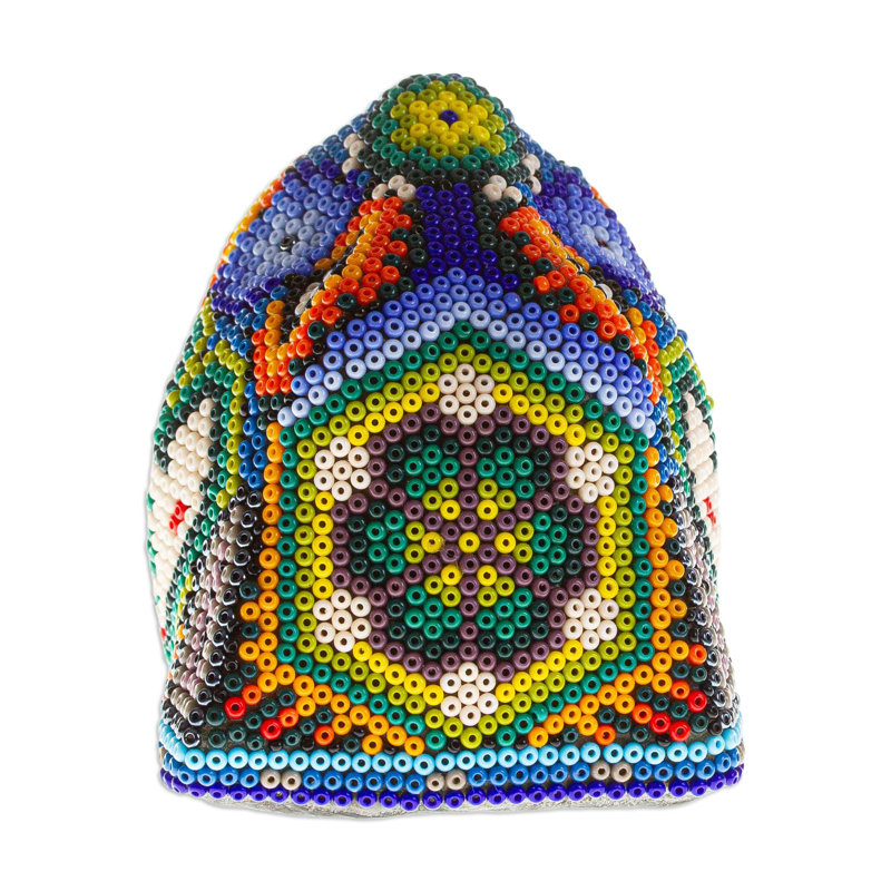 Sculpture Jaguar Rise Huichol