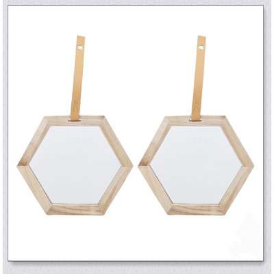 Ensemble de 2 miroirs muraux Harlan