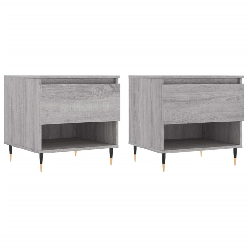 Coffee Table with Storage, Grey Sonoma