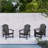 Zawadi HDPE Stacking Adirondack Chair-1256670095-1212229805