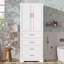 72.2'' Tall Bathroom Cabinet Storage Cabinet with 3 Drawers and Adjustable Shelf-756688040