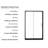 48 In. W X 72 In. H Single Sliding Framed Shower Door In Matte Black Finish