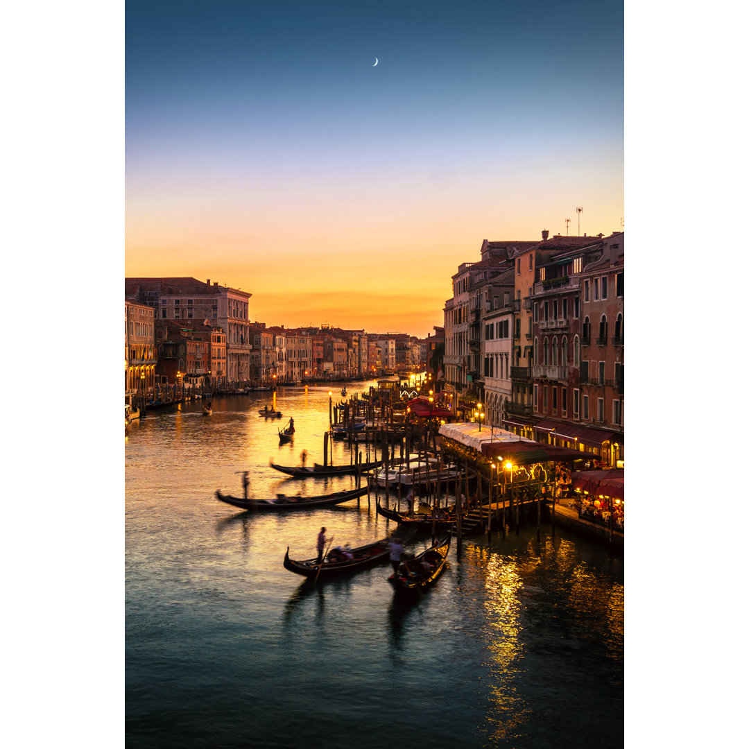 Canal Grande, Venedig von QQ7 - Kunstdrucke auf Leinwand