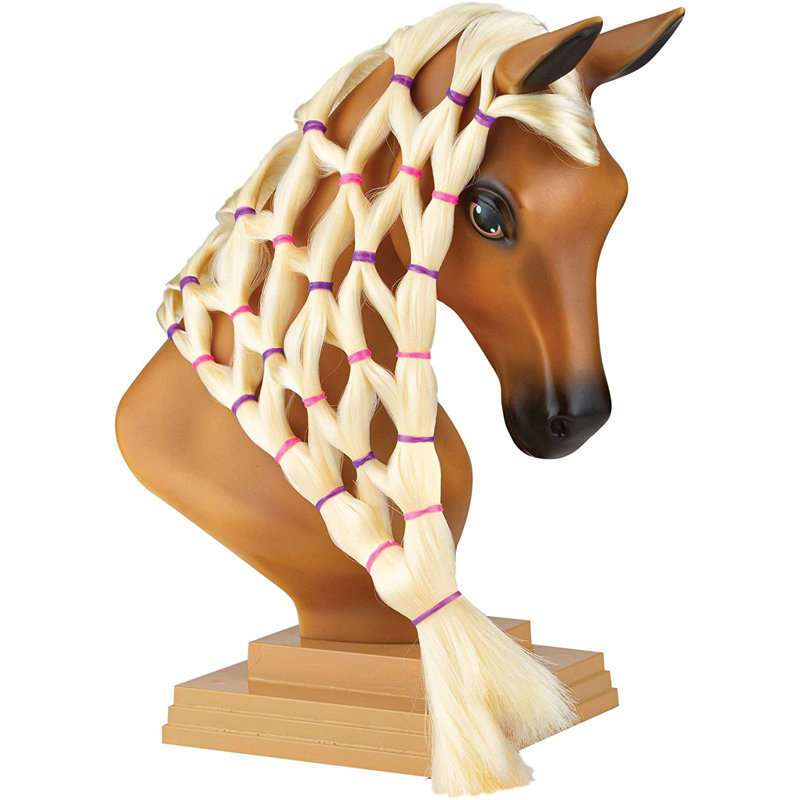 Bust Decorative Object, Walnut/Beige