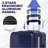 Luggage,With Front Opening,TSA Approved Lock,Hardshell Suitcase,Blue