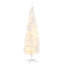 5' Tall Pre-Lit Slim Noble Fir Artificial Christmas Tree With 110 Warm White LED Lights And 294 Tips, For Christmas Decoration-103718635