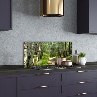 Frenchboro 50cm W x 100cm L Glass Peel and Stick Panel
