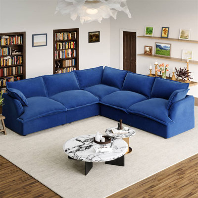 Canapé modulaire en duvet synthétique Kejon