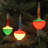 Multi Color Retro Christmas Bubble Light Set 6ft Green Wire