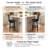 Asharn Swivel Upholstered Counter Stool, Black-1028833715-1050527328