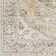 Belliveau Machine Washable Oriental Mustard/Gray Area Rug