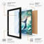 Whale Tail Rising Coastal 1 Piece Single Picture Frame Wall Art-136648628-136648635